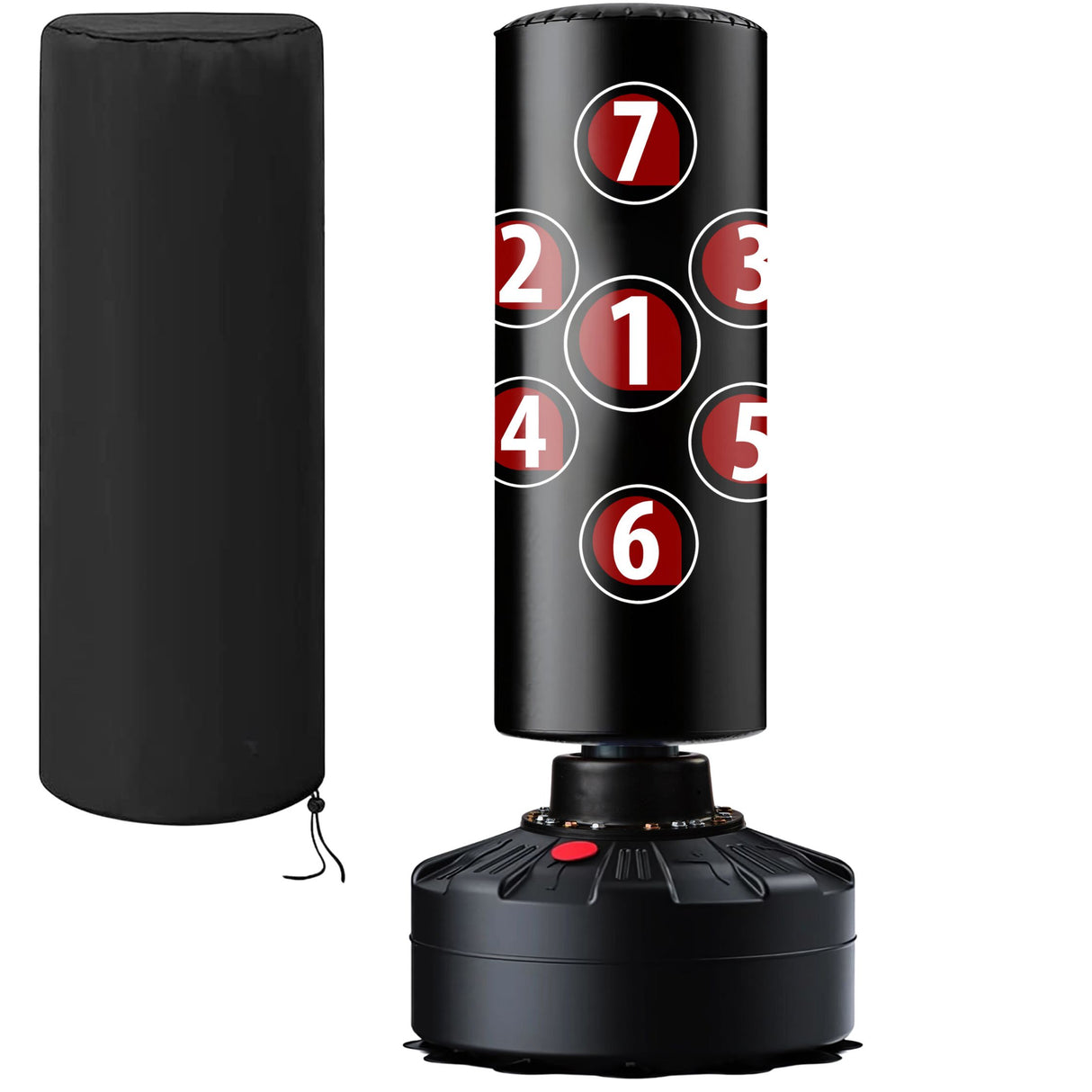 5.5 Ft Free Standing Punch Bag With Cover