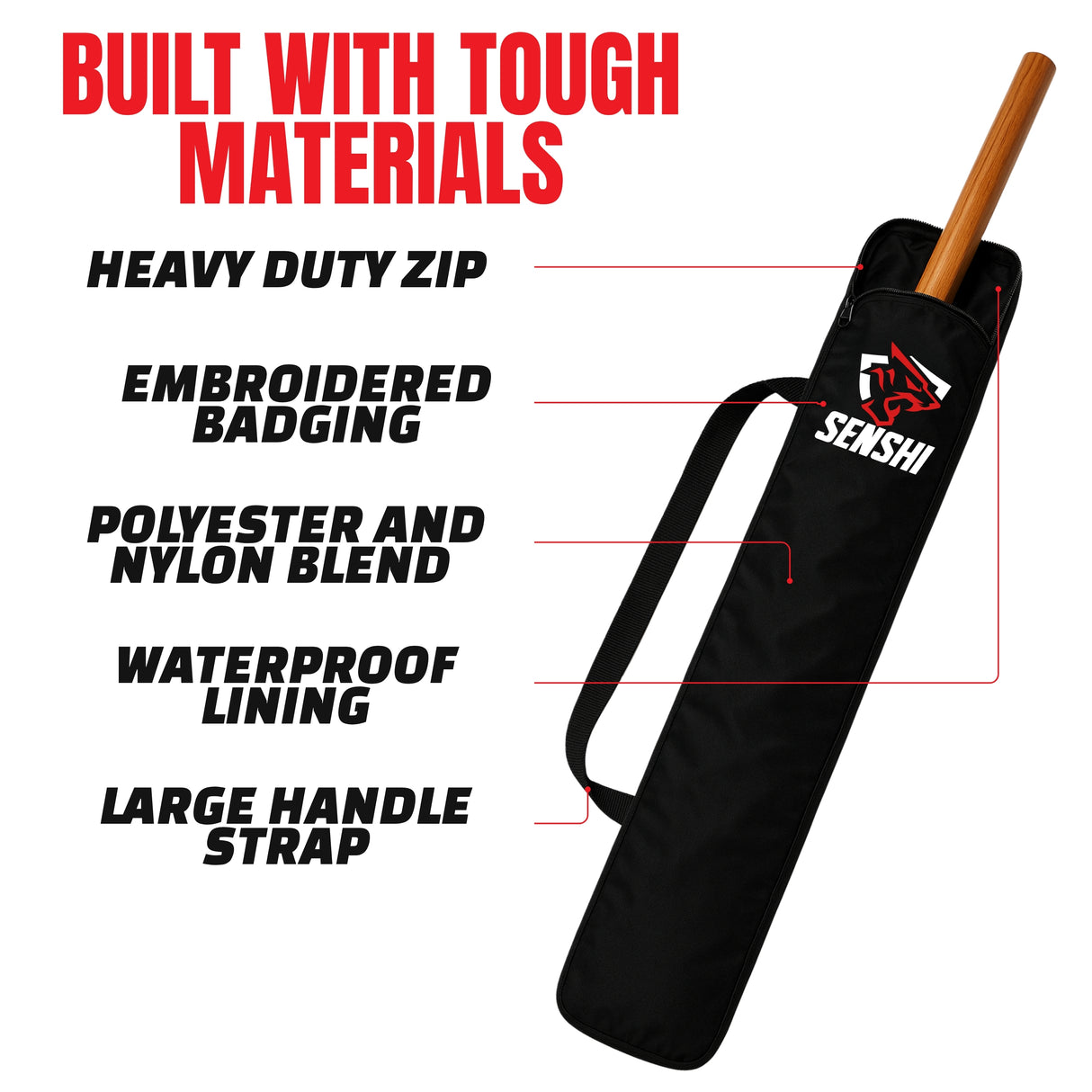 Custodia da trasporto Senshi Japan Bo da 80 pollici