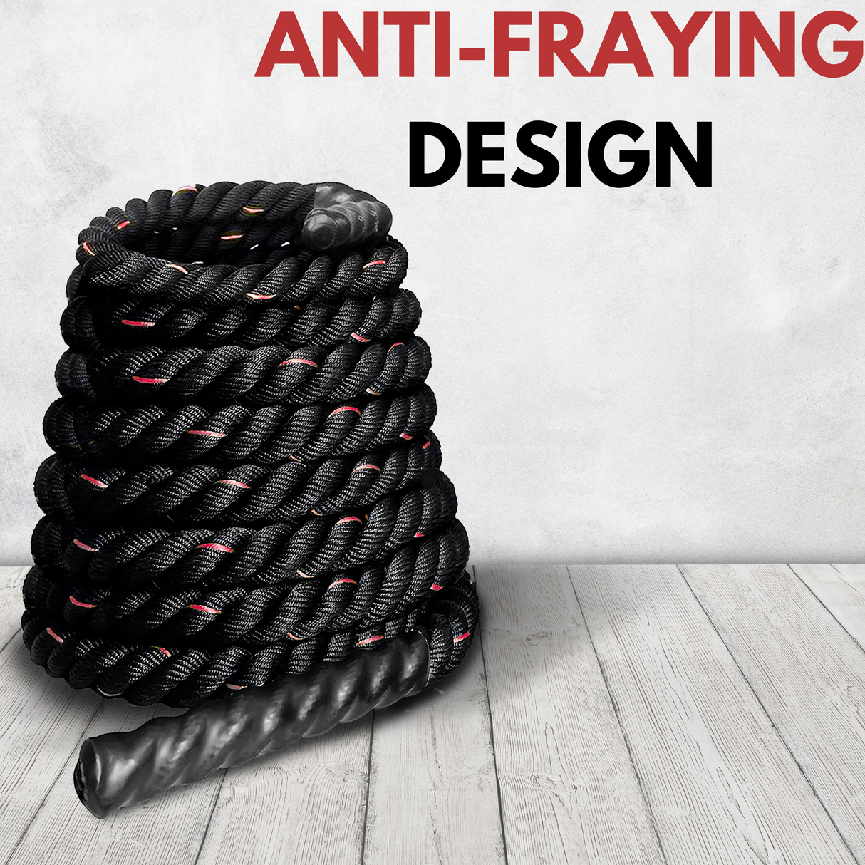 EXTRA Heavy Battle Rope With Wall Anchor