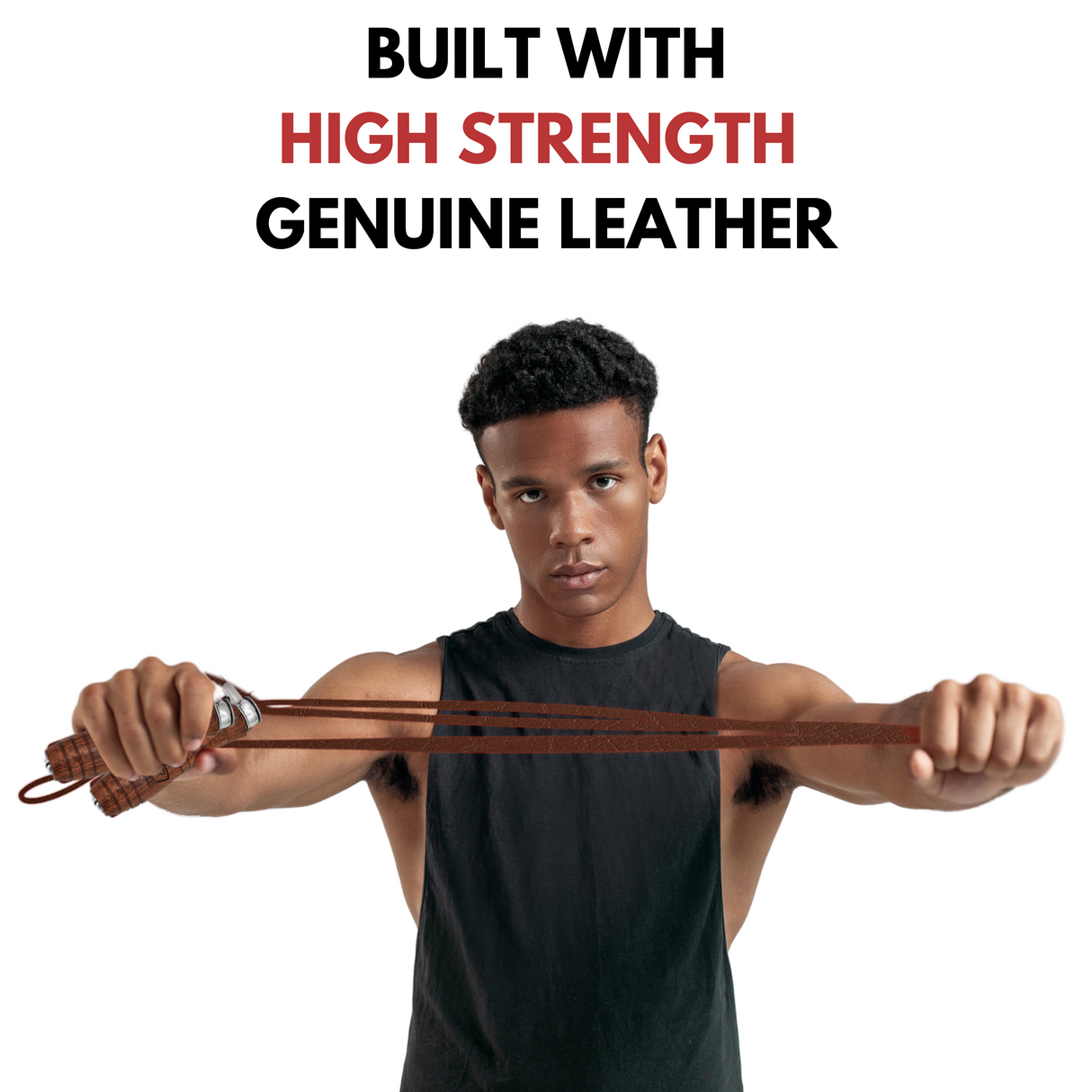 Gewichtetes Springseil mit Palisandergriff