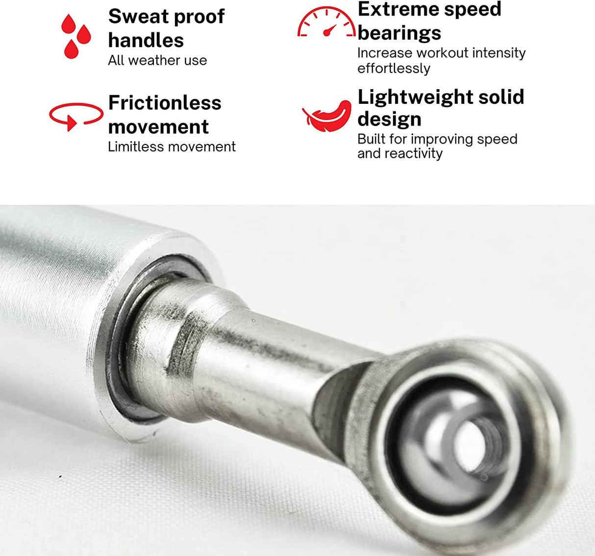 Aluminium Handle Adjustable Speed Skipping Rope