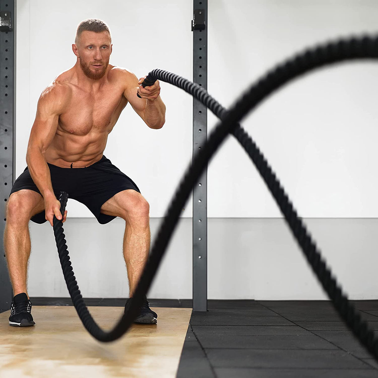 EXTRA Heavy Battle Rope With Wall Anchor