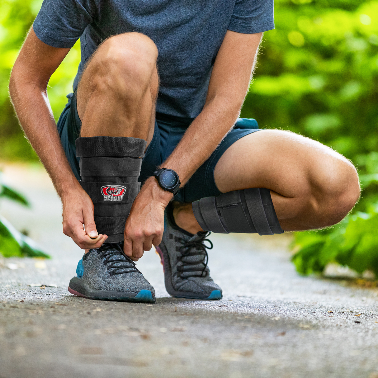 Schlanke Knöchelgewichte mit 5,4 kg (2 x 2,7 kg)