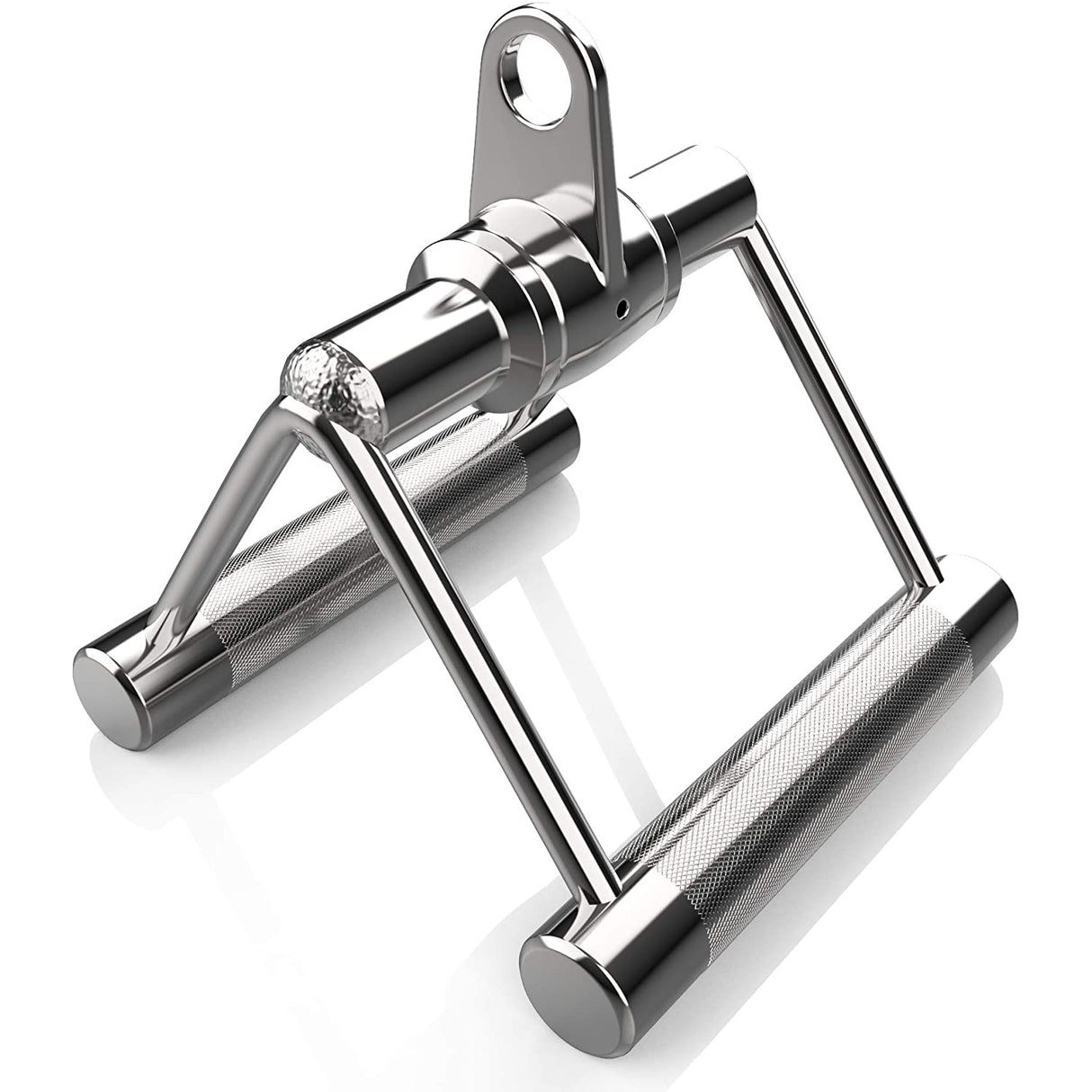 Chrome Revolving Rowing Handle For Cable Machines - Cable