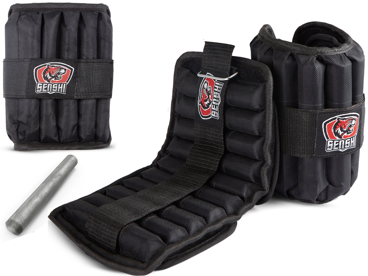 HEAVY 5 kg Ankle Weights, Perfect For Wrist And Ankles For HIIT, Cardio, Rehab, Physio, Fitness (2x2.5kgs)