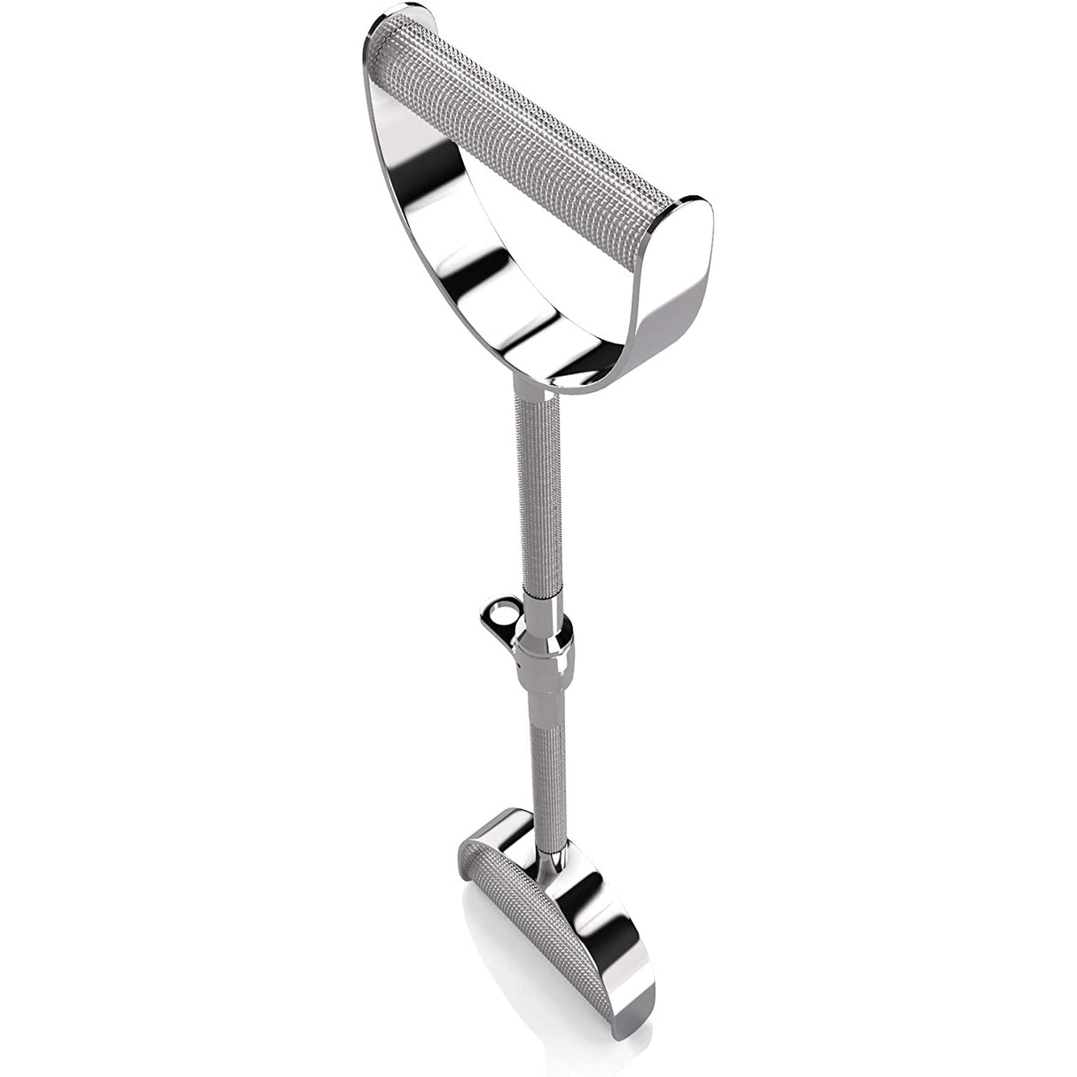 Chrome Lat Bar With Handles For Cable Machines - Cable