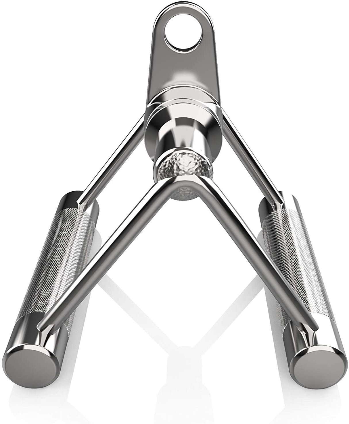 Chrome Revolving Rowing Handle For Cable Machines - Cable