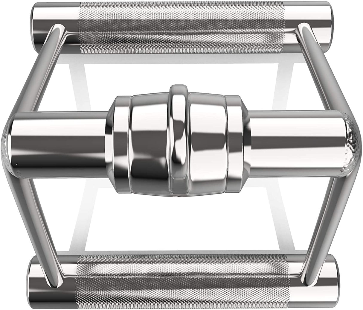 Chrome Revolving Rowing Handle For Cable Machines - Cable