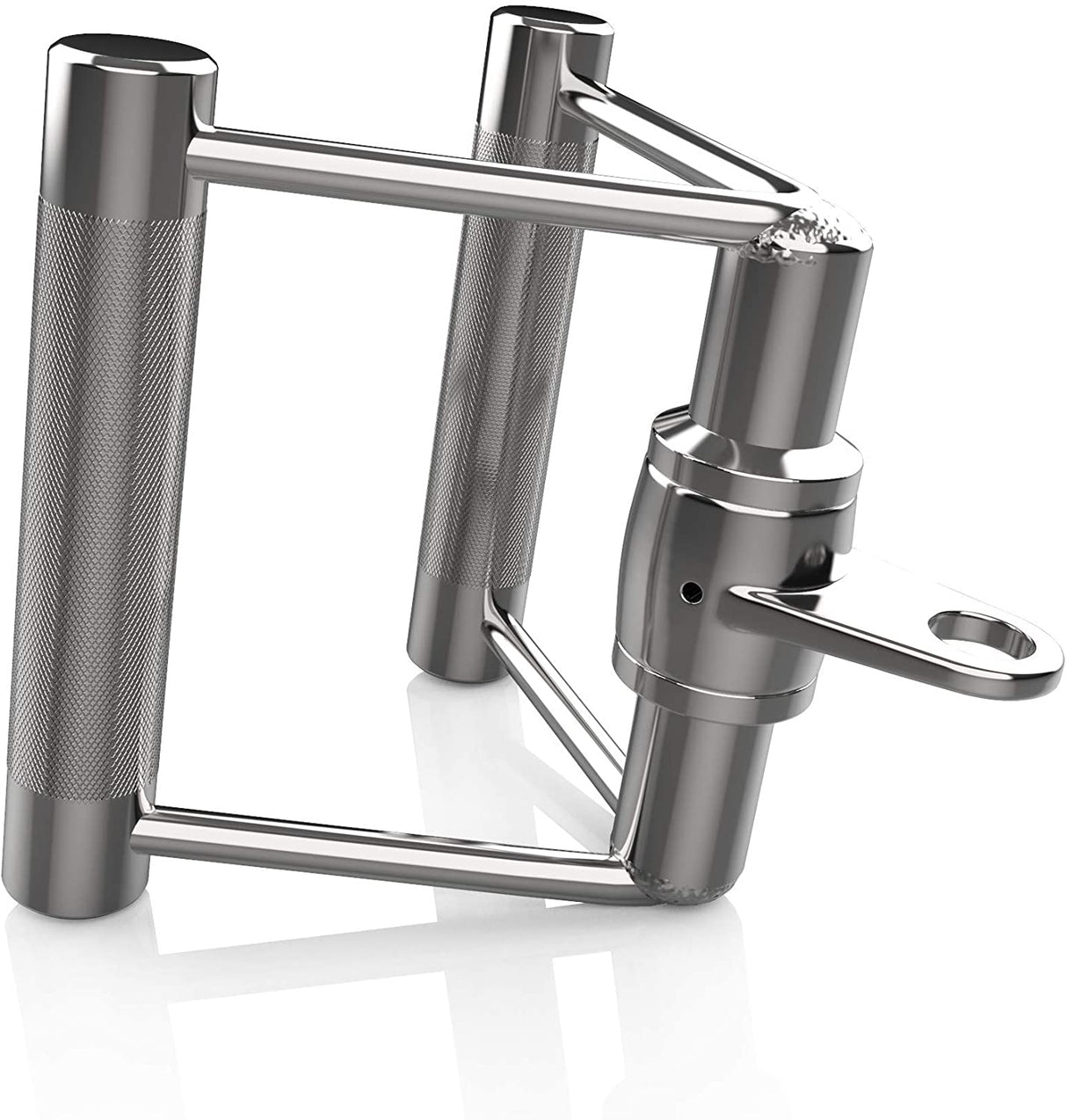 Chrome Revolving Rowing Handle For Cable Machines - Cable