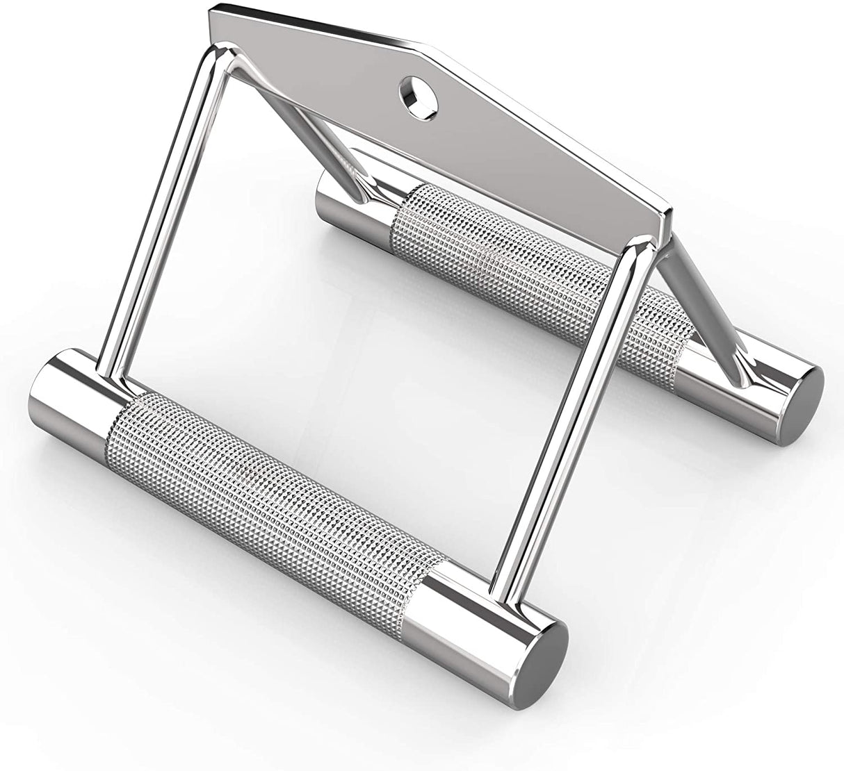 Chrome Close Grip Rowing Handle Attachment For Cable Machines