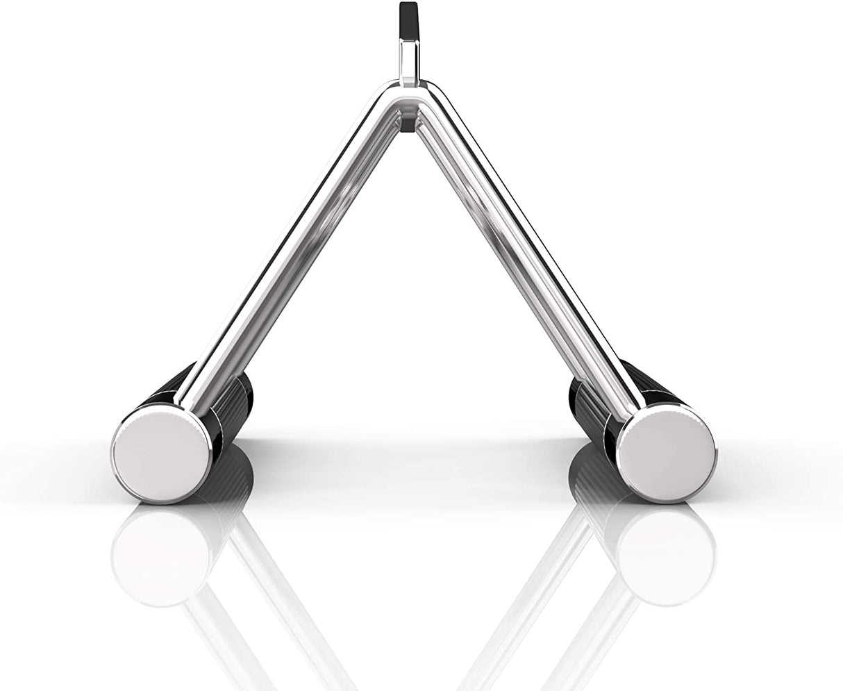 Chrome Close Grip Rowing Handle Attachment For Cable Machines