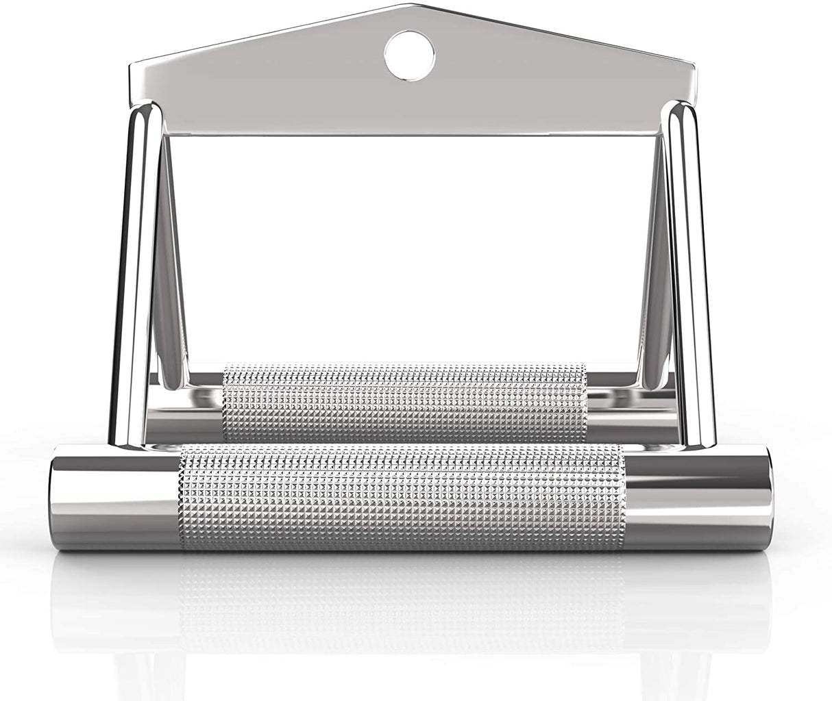 Chrome Close Grip Rowing Handle Attachment For Cable Machines