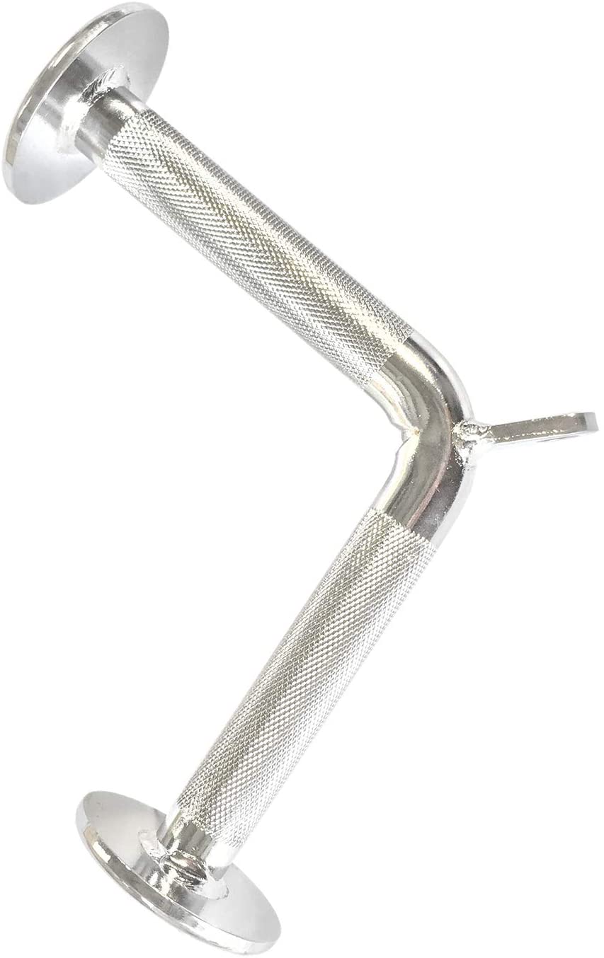 V Pushdown Bar Attachment For Cable Machines And Multigyms