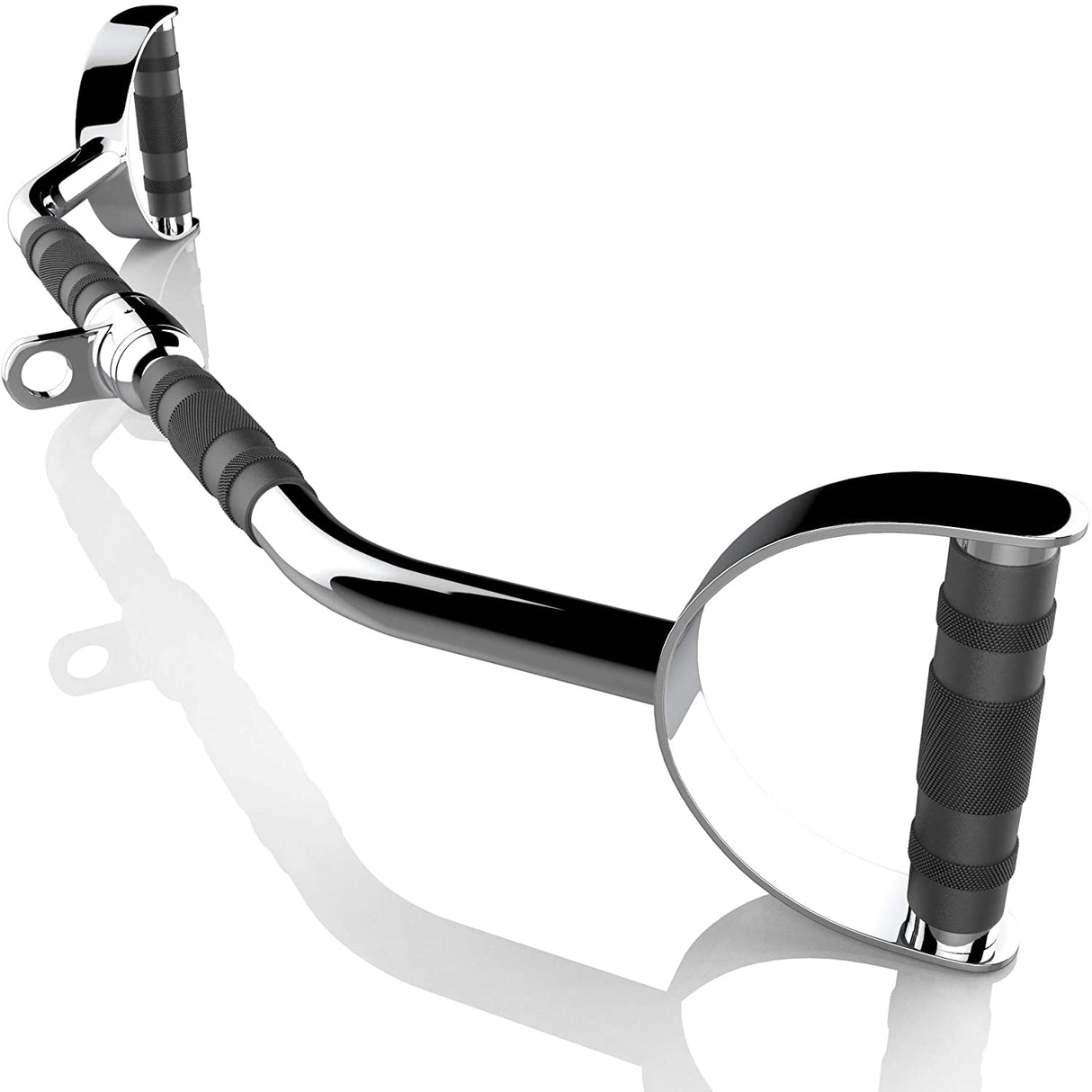 Rubber coated lat bar for cable machines - 24 inch