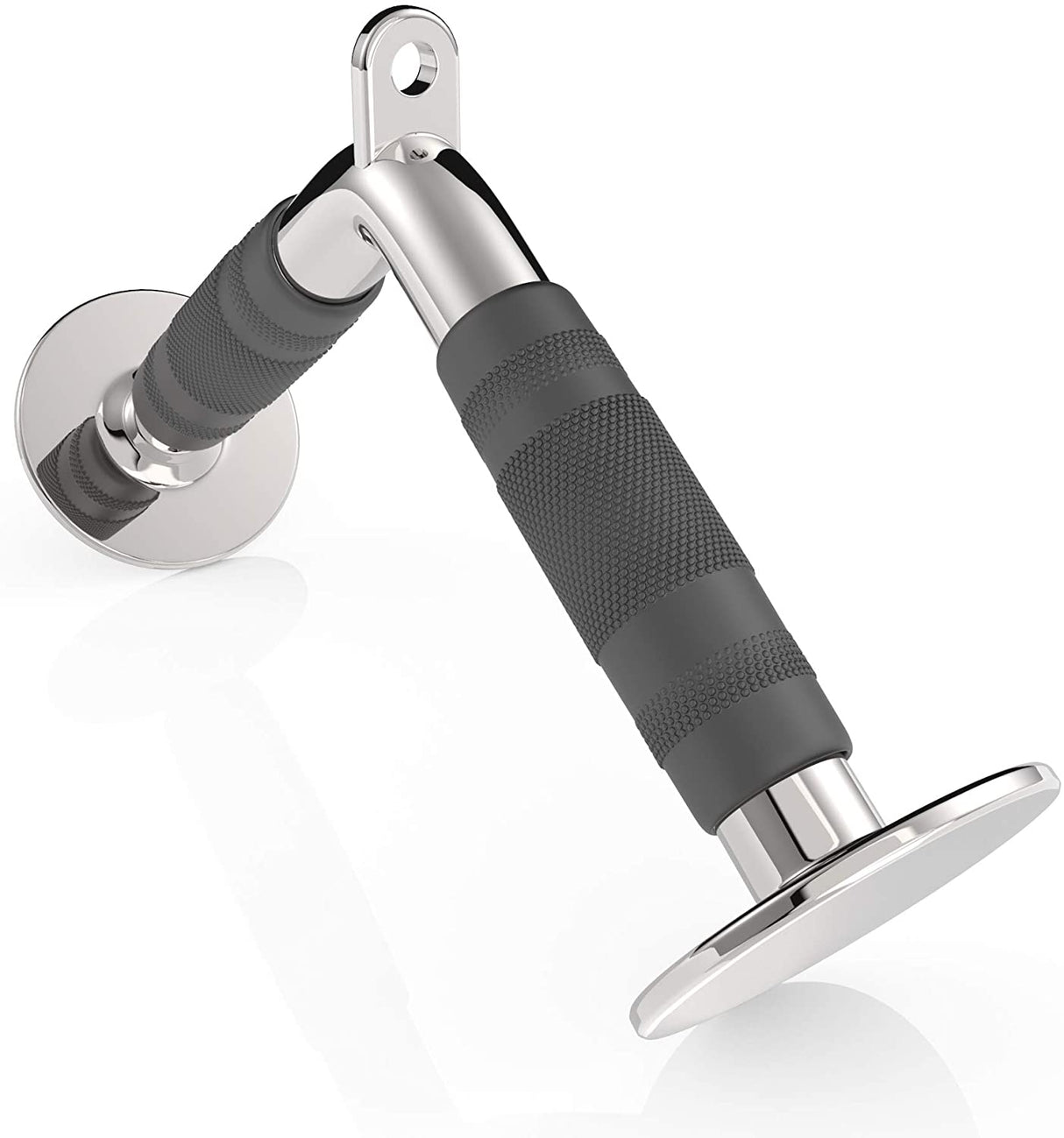 Rubber Coated V Push Down Bar Attachment - For Cable Machines