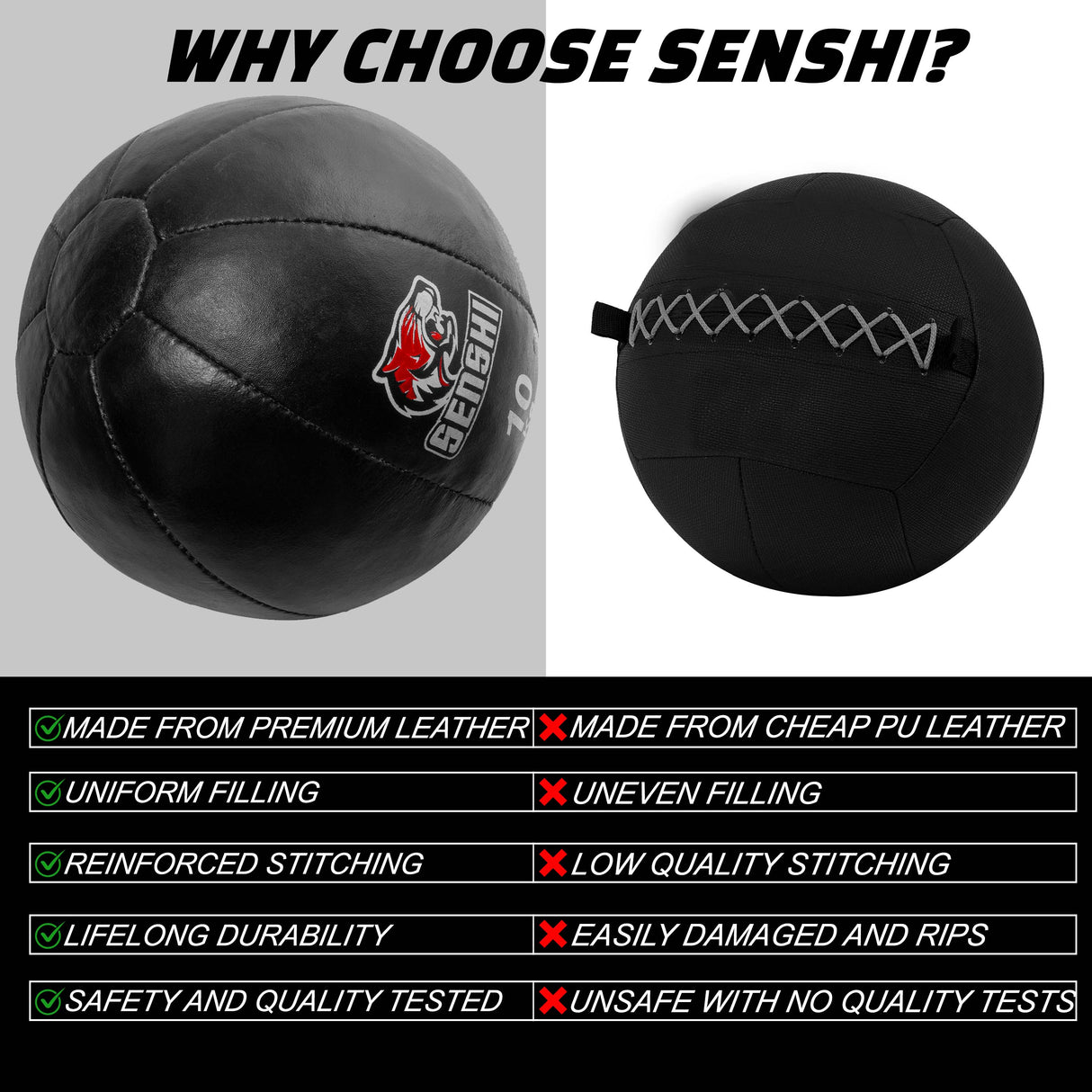 Bola medicinal de 10KG, bola de parede com peso de couro para núcleo, esportes, treinamento