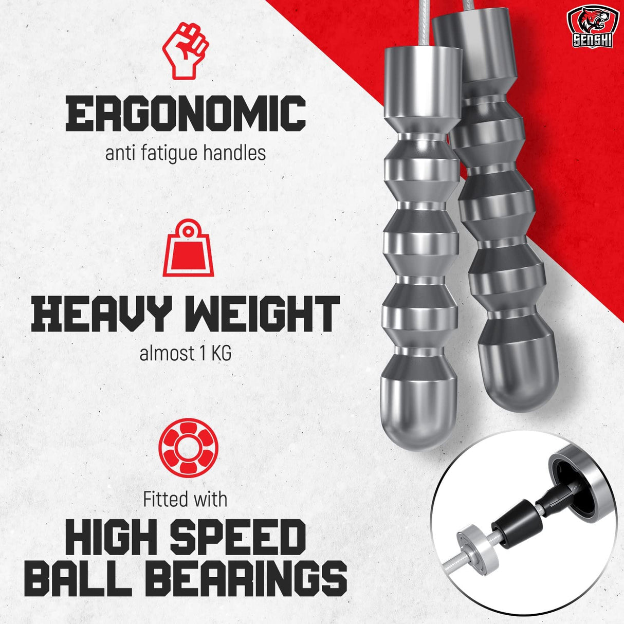 1 kg schweres Springseil