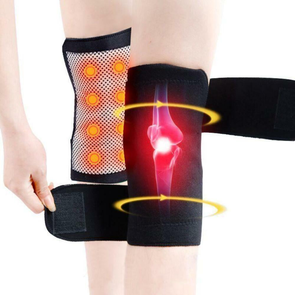 Magnetic knee belt outlet