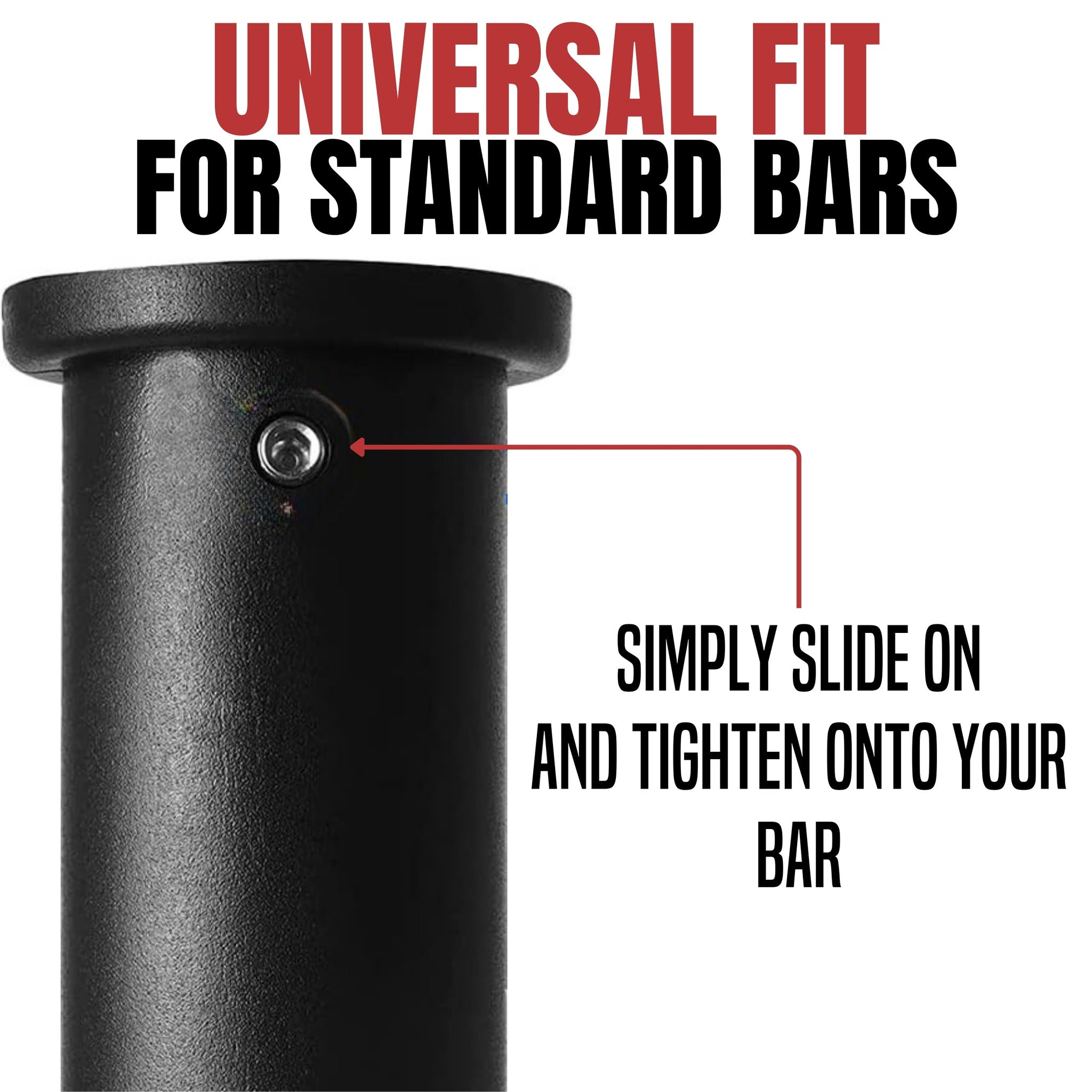 Standard Bar to Olympic Bar Converters (1" to 2" / 25mm to 50mm)