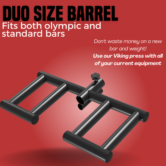 Viking Shoulder Press Fits Olympic & Standard Bars