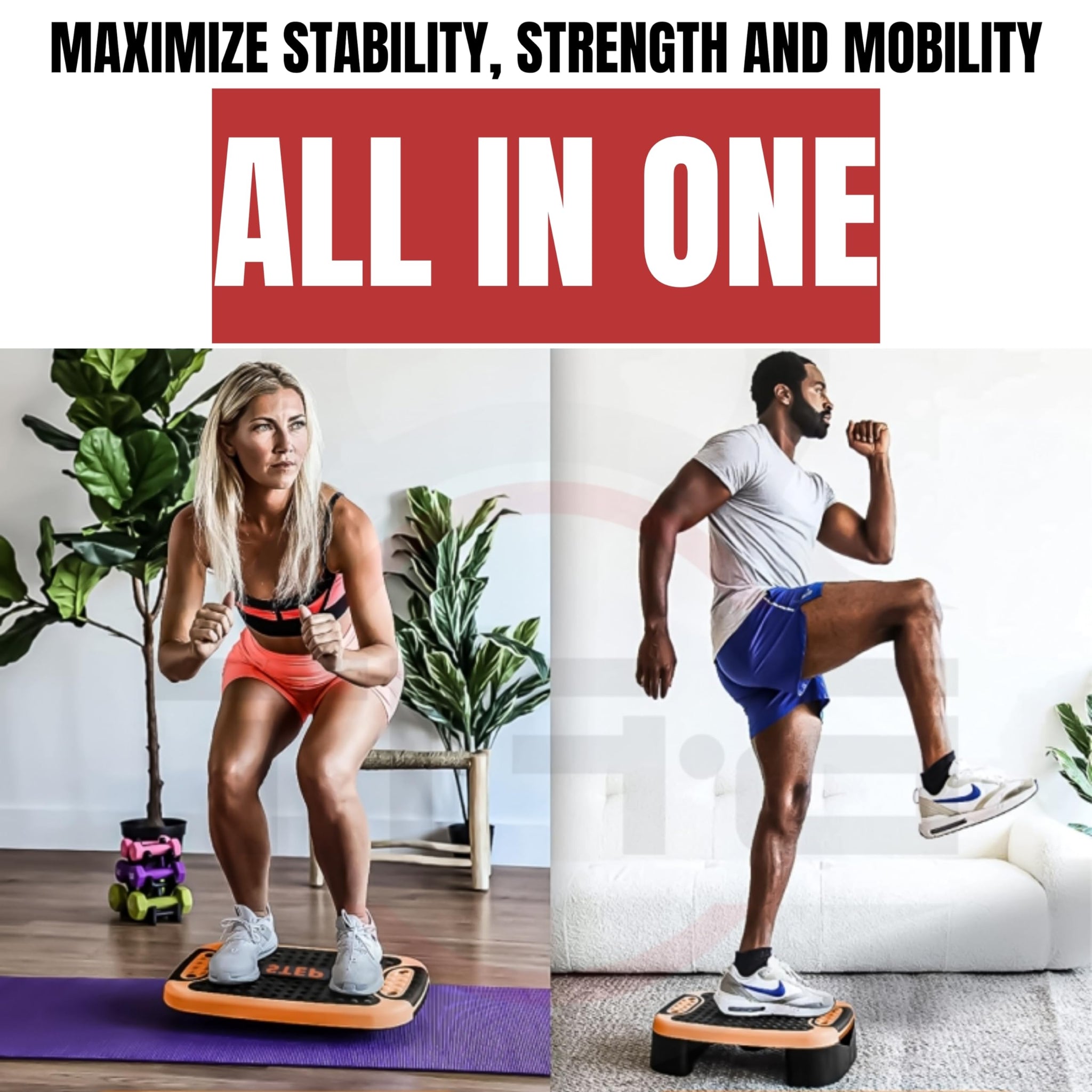 4 in 1 Multifunction Aerobic Step