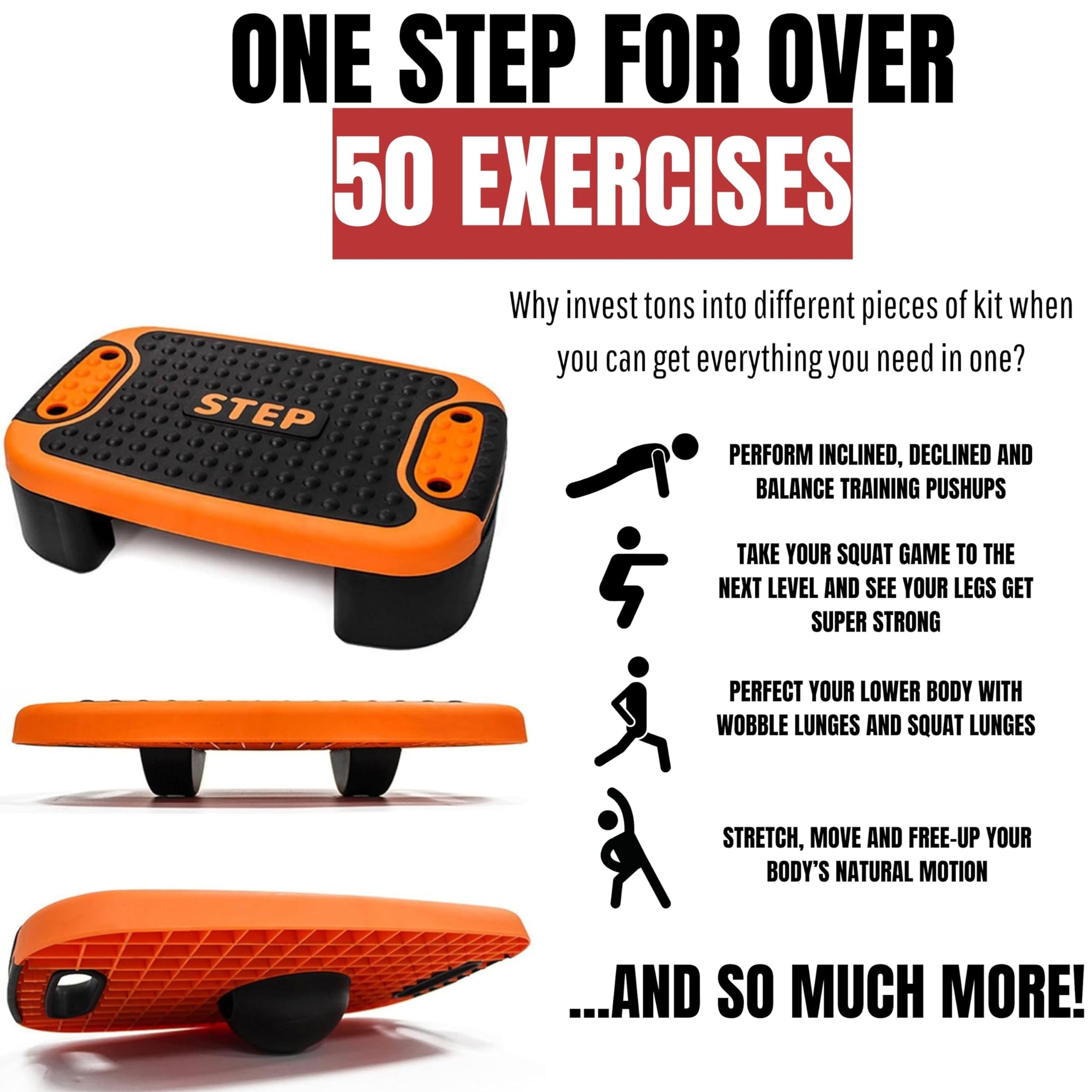 4 in 1 Multifunction Aerobic Step