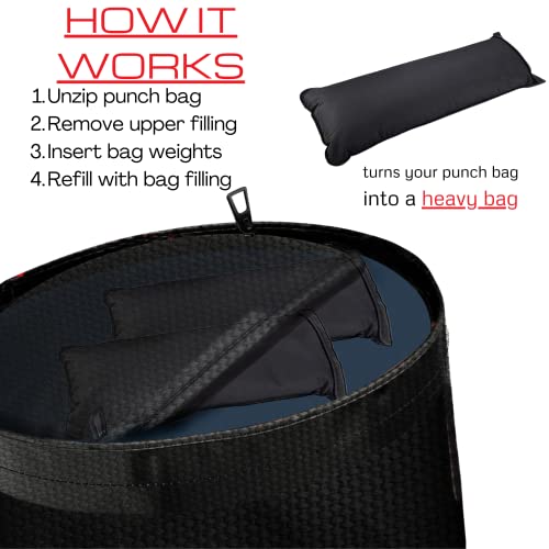 Senshi Japan Boxsack-Füllgewichte, verwandeln Sie Ihren Boxsack in einen schweren Sack, Sandsack-Füllgewichte (1 kg)