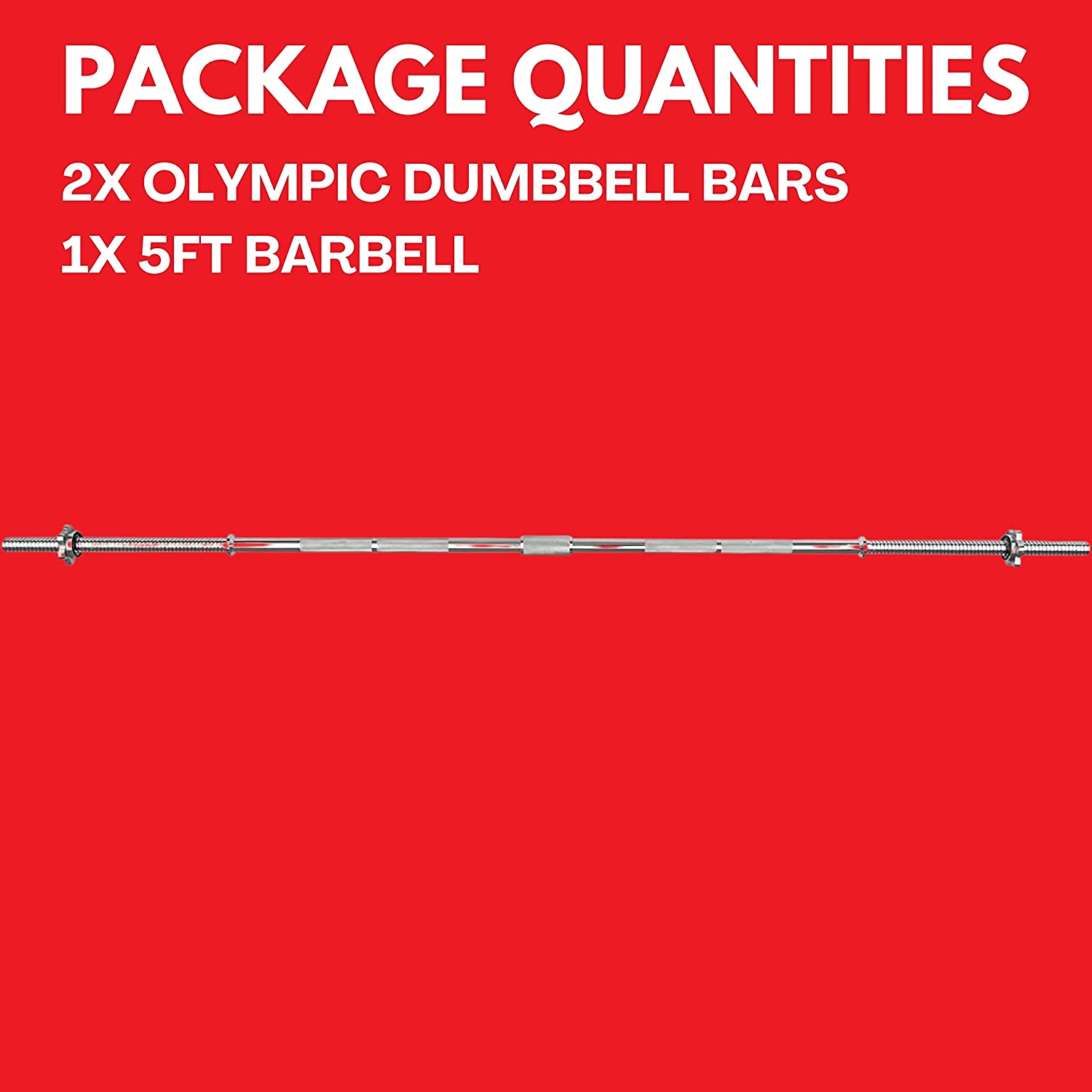 Standard 1inch 5Ft Barbell