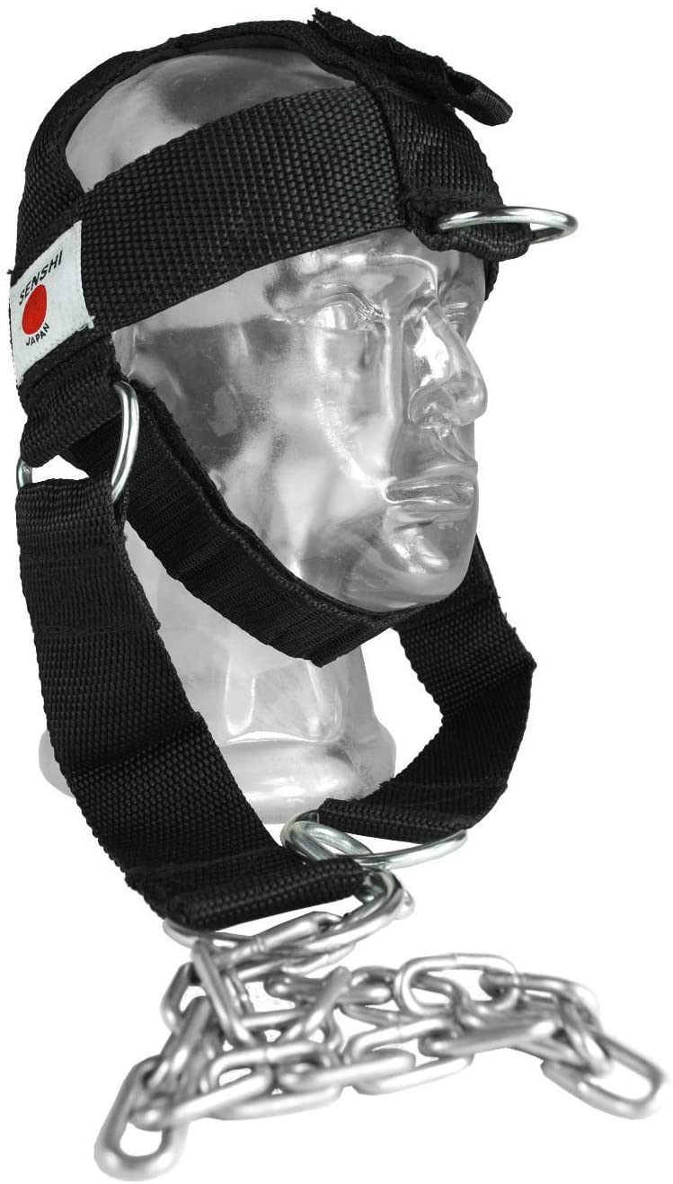 Neck Training Head Harness - V3 Design - Fits Weight Plates 