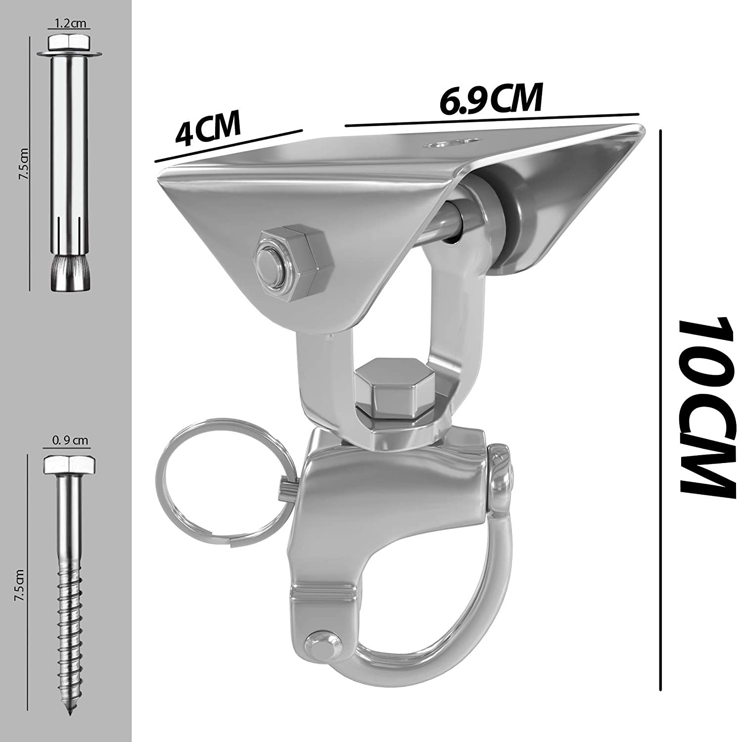 Stainless Steel Anti Rust 360 Punch Bag Ceiling Bracket