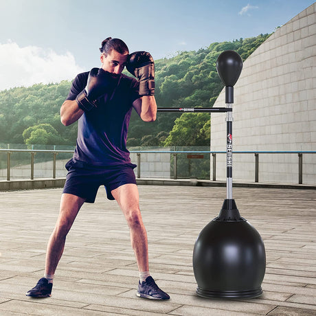 Speedball per sacco da boxe indipendente con barra reflex