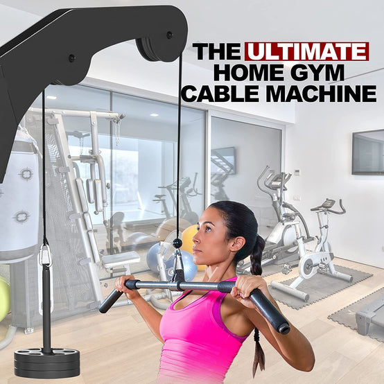 Wall Mounted Lat Pull Down Machine Pulley System