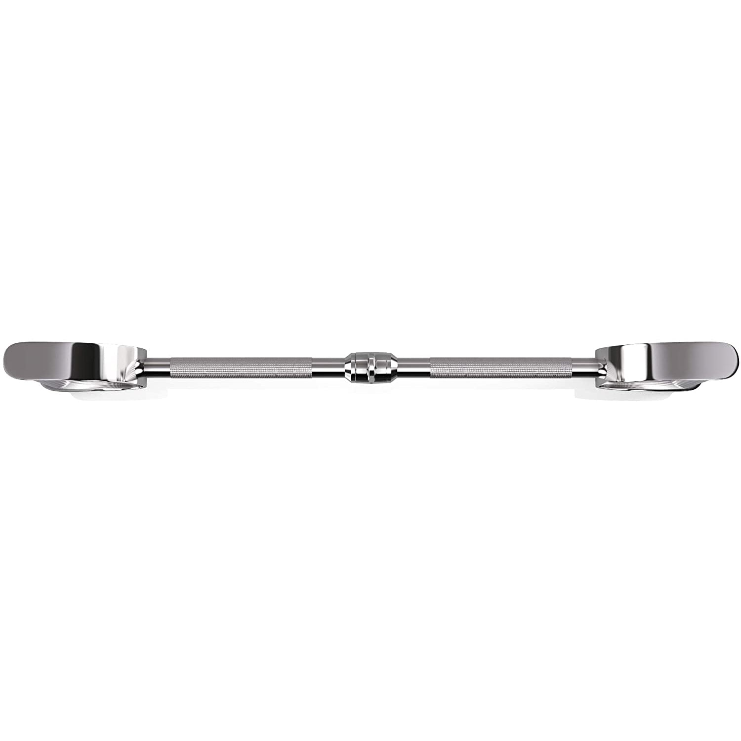 Chrome Lat Bar With Handles For Cable Machines - Cable 