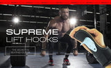Ganci per sollevamento pesi in pelle, perfetti per stacchi, squat, lat pulldown, pull up