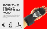Ganci per sollevamento pesi in pelle, perfetti per stacchi, squat, lat pulldown, pull up