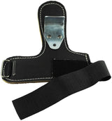 Ganci per sollevamento pesi in pelle, perfetti per stacchi, squat, lat pulldown, pull up