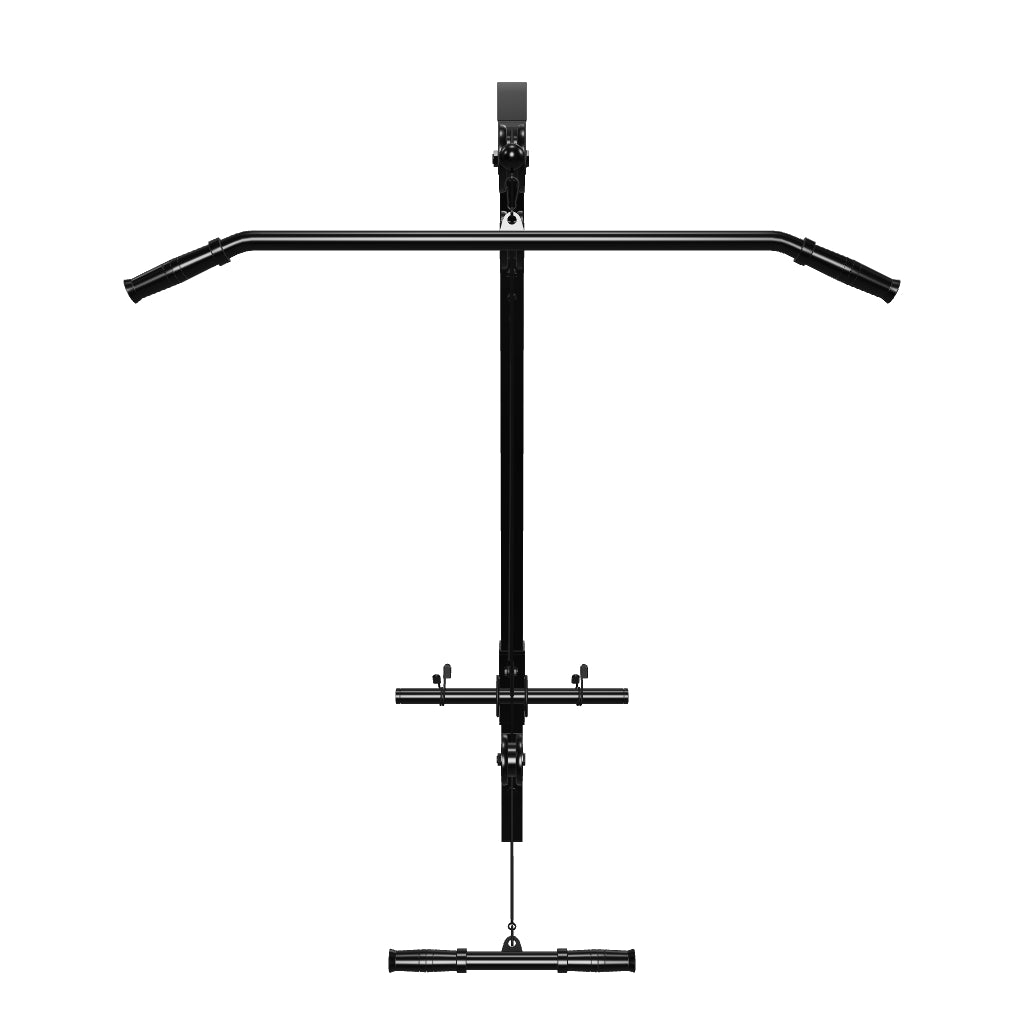 Multi Gym con macchina per cavi montata a parete - Adatto a piastre standard da 1" │ Fornita con barra dritta e barra lat