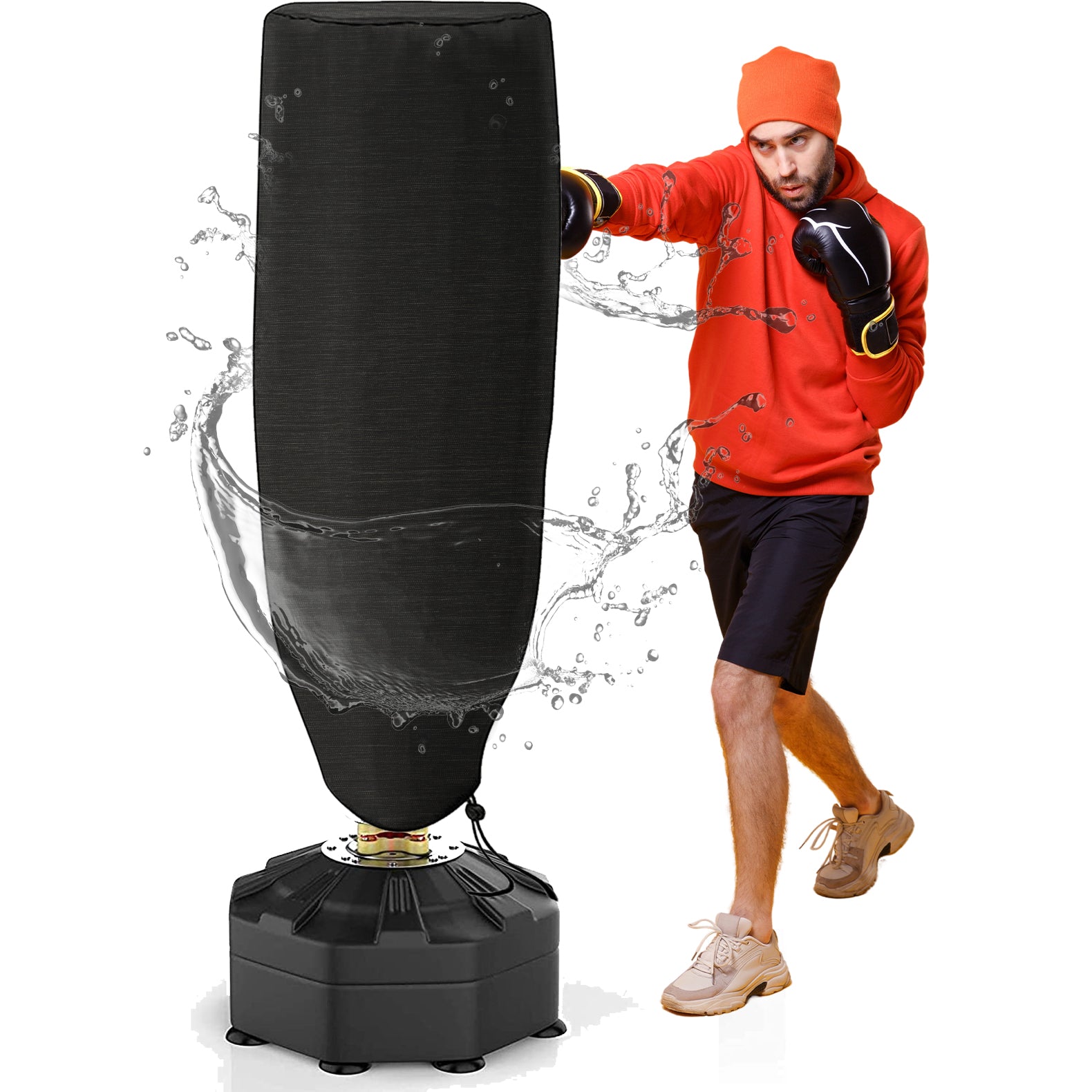 Punch Bag Cover For Outdoors - Weatherproof Rain, Snow, UV Protector For Standing & Hanging Punch Bags