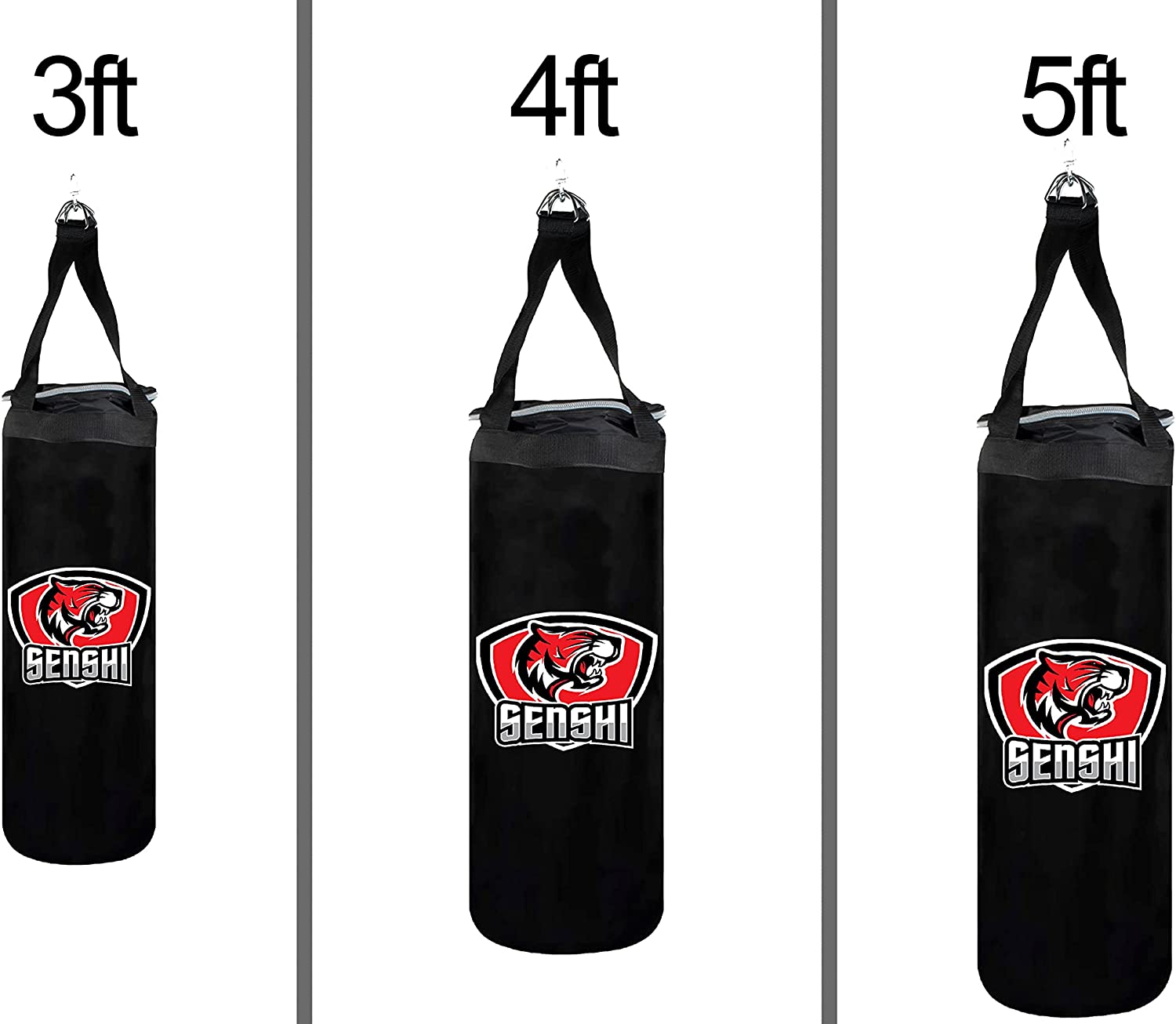 Senshi Japan XXL Heavy Punch Bag & Speed Ball Stand - Solid 