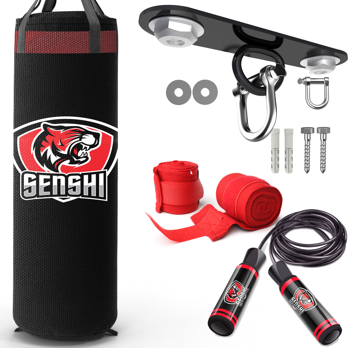 Sacco da boxe per esterni: sacco da boxe resistente alle intemperie e silenzioso per giardini, palestre e garage