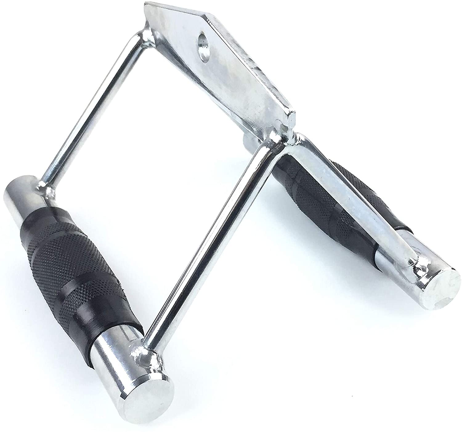 Rubber Coated Rowing Handle - Close Grip Rowing Bar - For Cable Machin