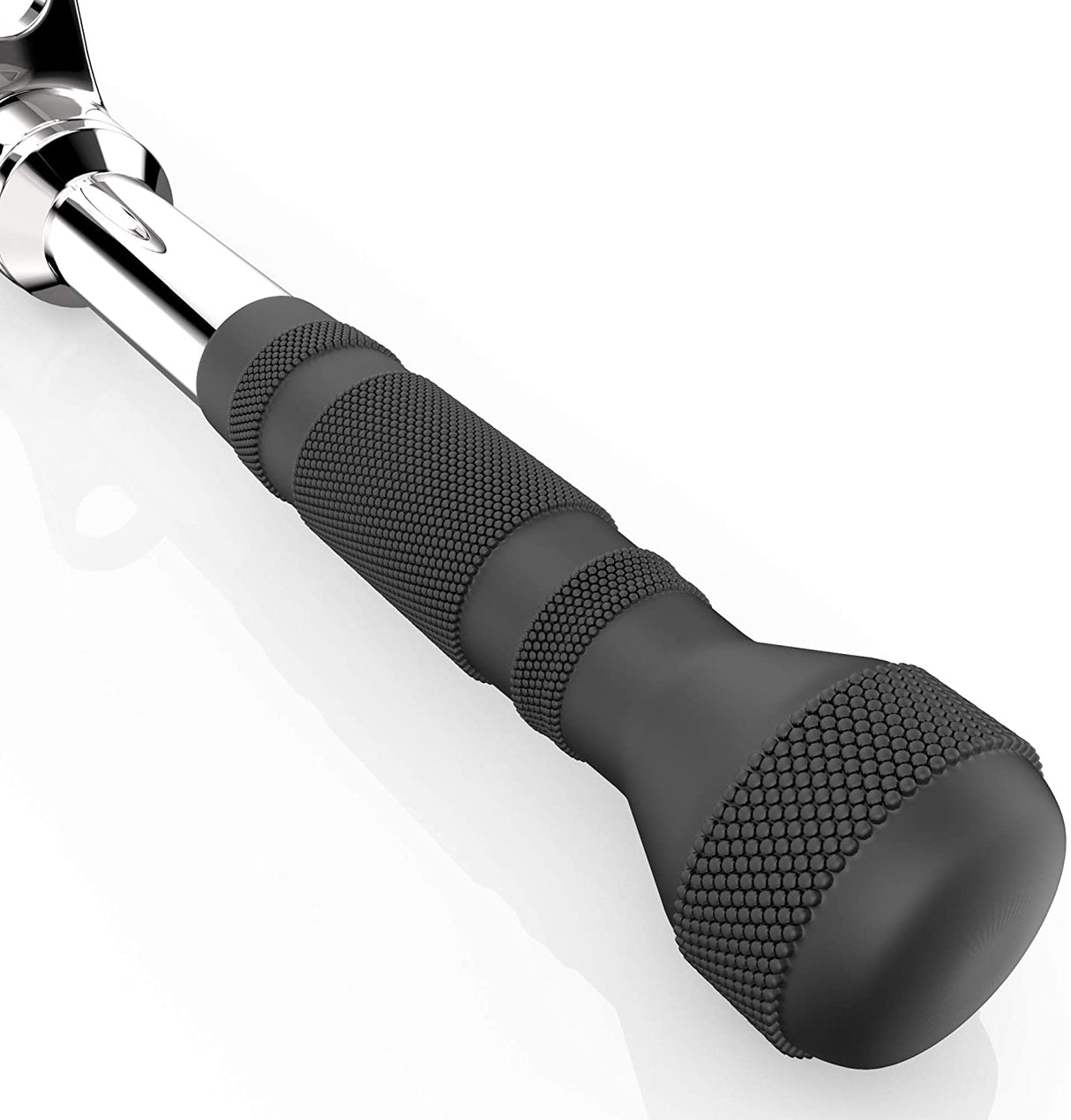 Rubber Coated Straight Bar Attachment For Cable Machines