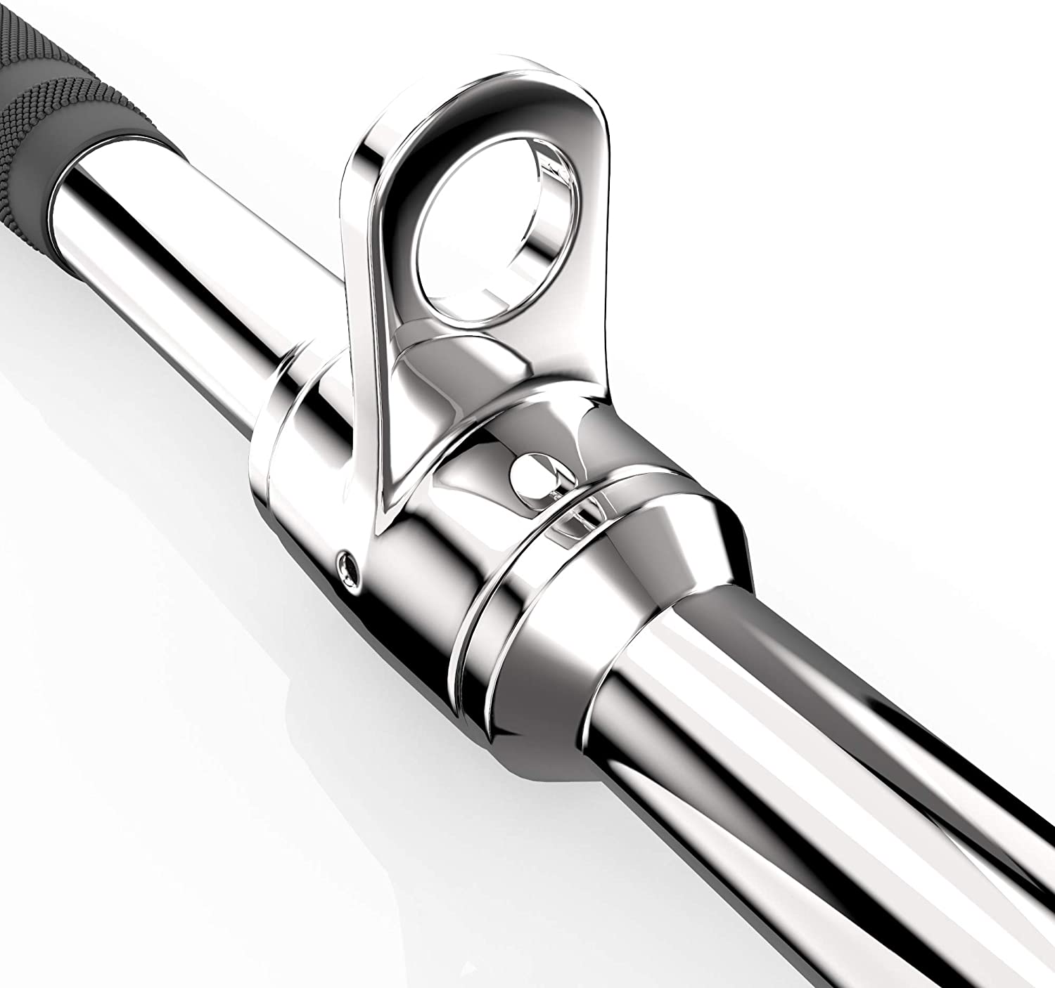 Rubber Coated Straight Bar Attachment For Cable Machines