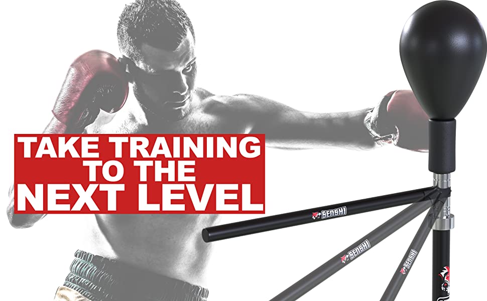 Speedball per sacco da boxe indipendente con barra reflex