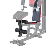 Macchina multifunzionale con cavi da 3 stazioni, 198 kg, per palestre domestiche e commerciali - Sacco da boxe, stazione per dip, lat pulldown e molto altro incluso!